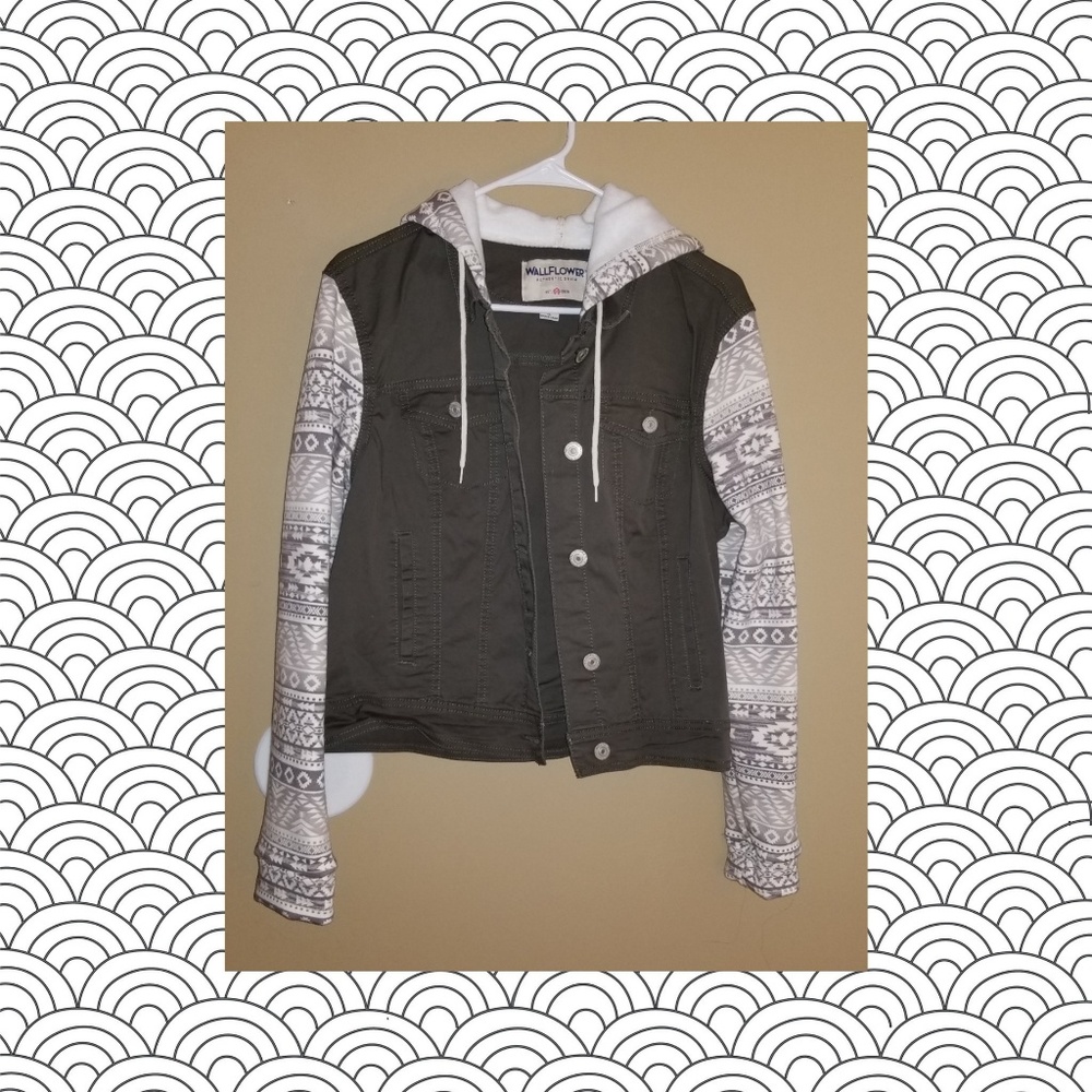Aztect jean jacket
